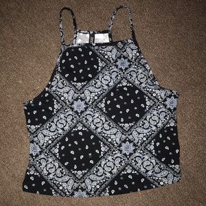 H&M Printed Halter Top